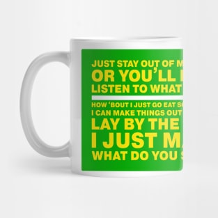 Happy Gilmore - Stay Out of My Way Mug